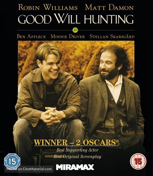 Good Will Hunting - British Blu-Ray movie cover