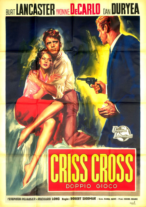 Criss Cross - Italian Movie Poster