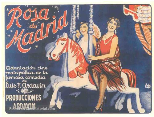 Rosa de Madrid - Spanish Movie Poster