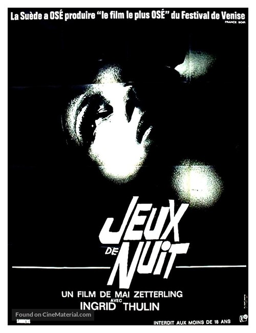 Nattlek - French Movie Poster