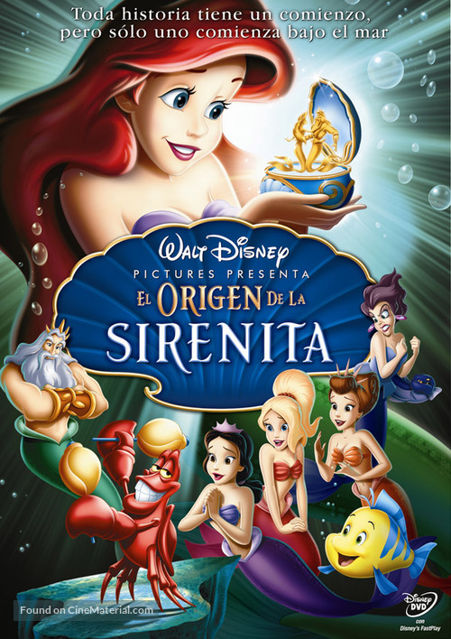 The Little Mermaid: Ariel&#039;s Beginning - Spanish DVD movie cover