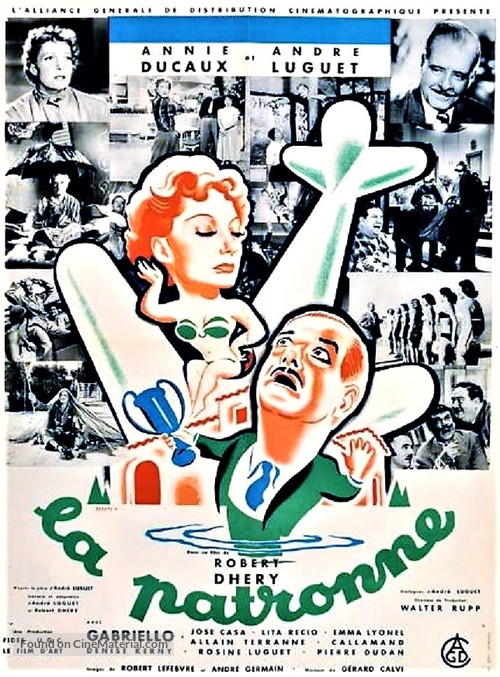 La patronne - French Movie Poster