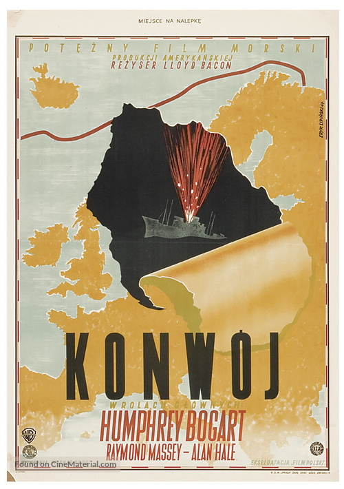 Action in the North Atlantic - Polish Movie Poster