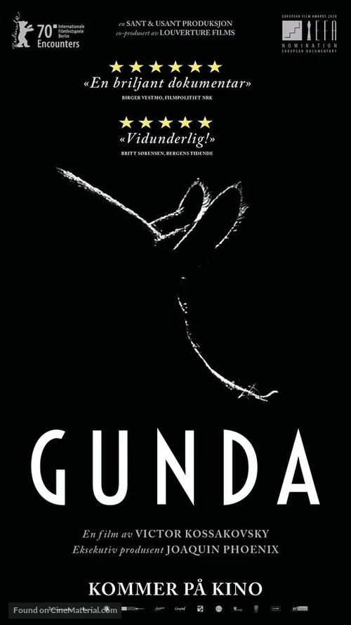 Gunda - Norwegian Movie Poster