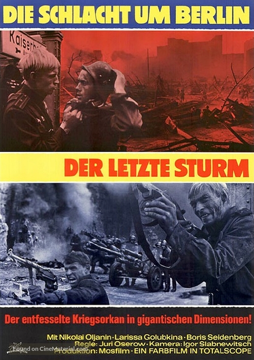 Osvobozhdenie: Bitva za Berlin - German Movie Poster