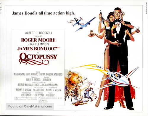 Octopussy - British Movie Poster