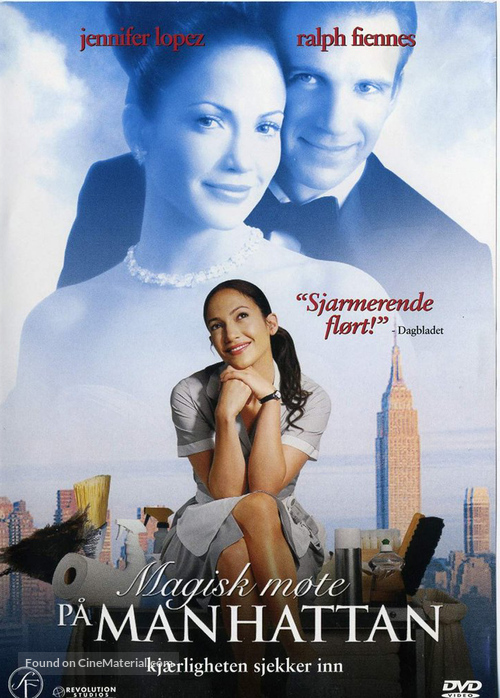 Maid in Manhattan - Norwegian DVD movie cover