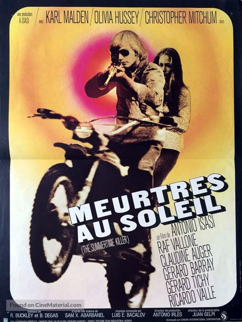 Un verano para matar - French Movie Poster