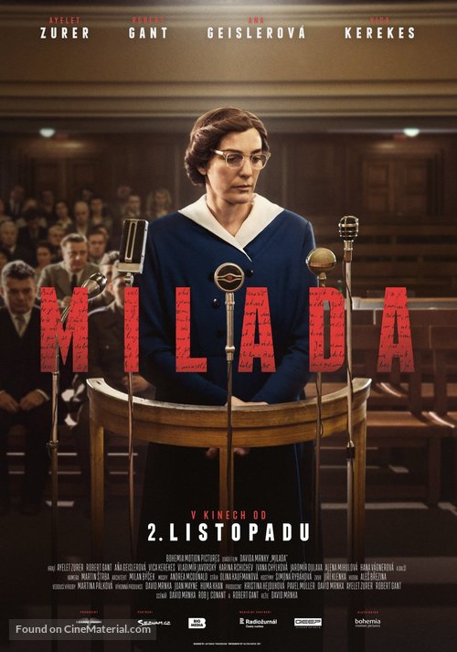 Milada - Czech Movie Poster