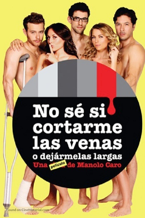No s&eacute; si cortarme las venas o dej&aacute;rmelas largas - Mexican Movie Poster