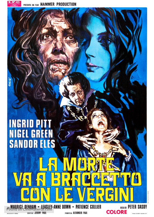 Countess Dracula - Italian Movie Poster