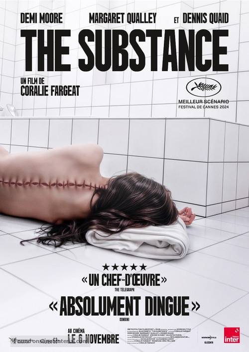 The Substance - French Movie Poster