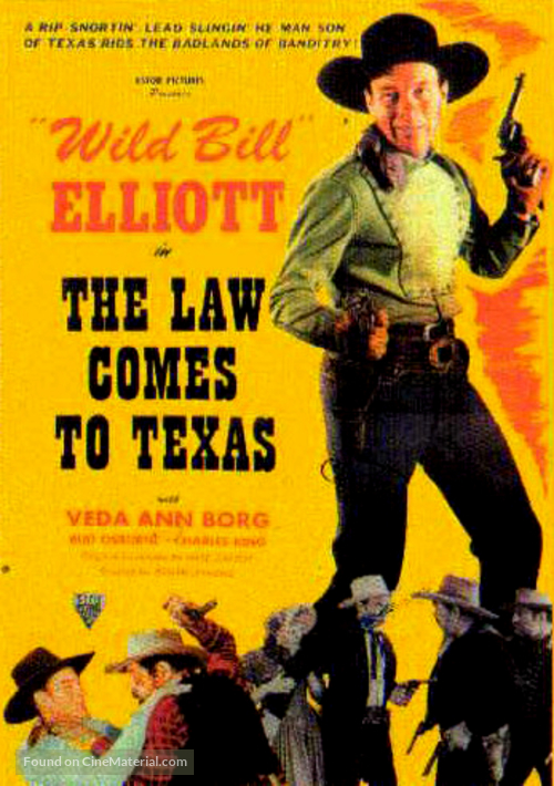 The Law Comes to Texas - Movie Poster