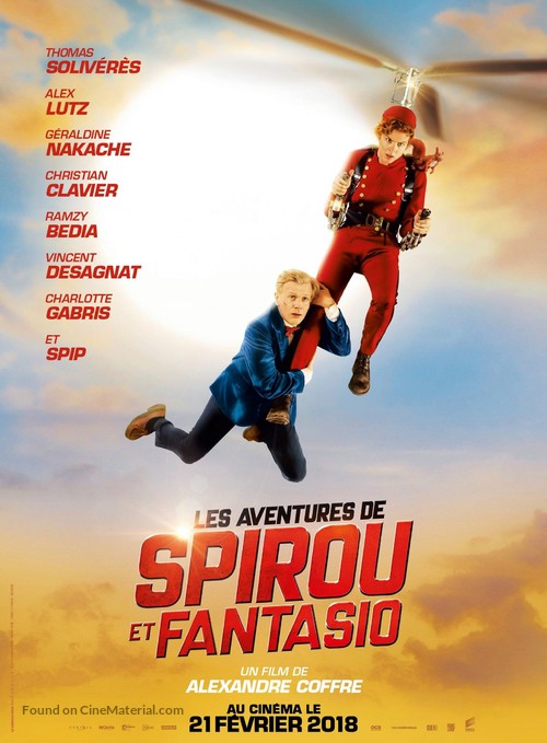 Les aventures de Spirou et Fantasio - French Movie Poster