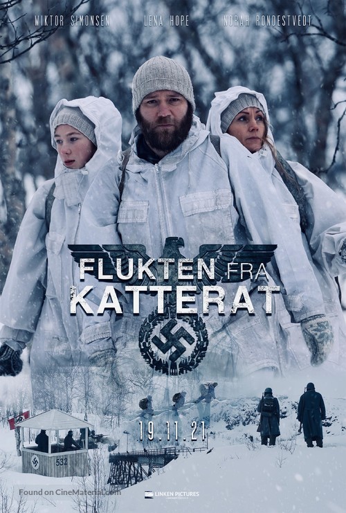 Flukten fra Katterat - Norwegian Movie Poster