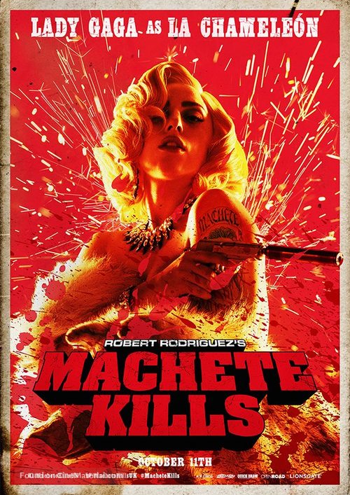 Machete Kills - British Movie Poster