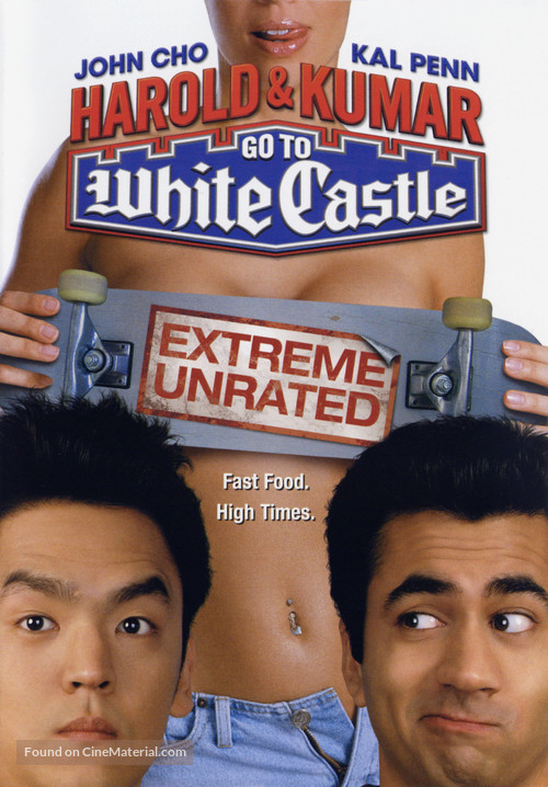 Harold &amp; Kumar Go to White Castle - DVD movie cover