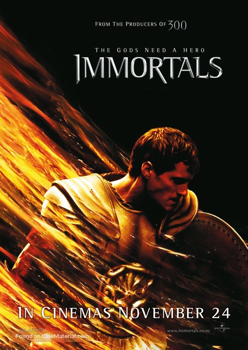 Immortals - New Zealand Movie Poster