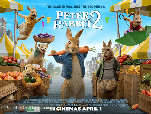 Peter Rabbit 2: The Runaway - Australian Movie Poster