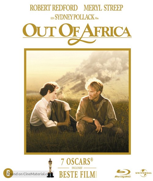 Out of Africa - Dutch Blu-Ray movie cover