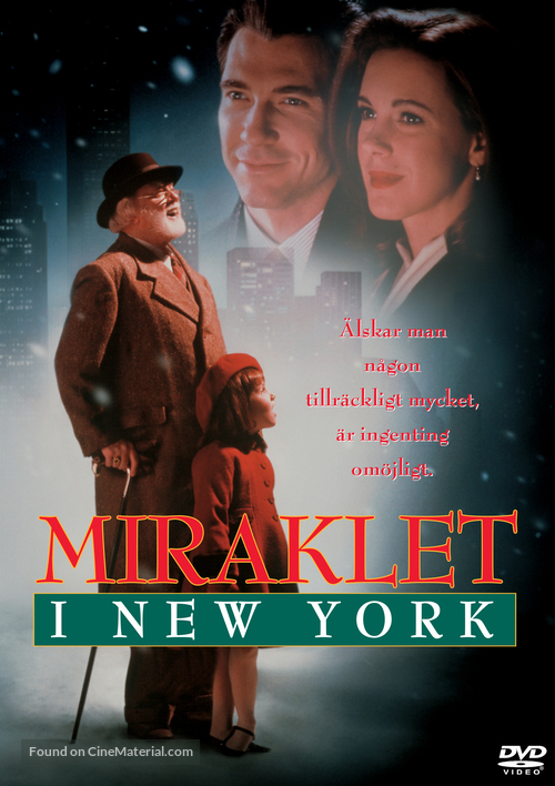 Miracle on 34th Street - Swedish DVD movie cover