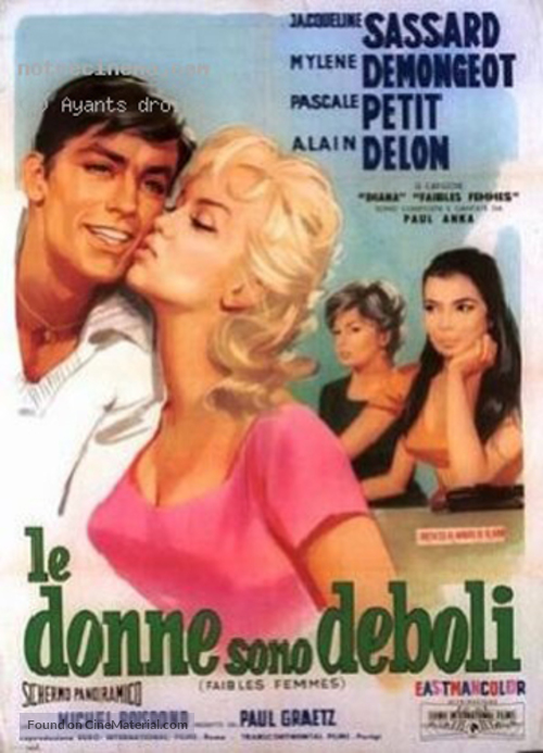 Faibles femmes - Italian Movie Poster