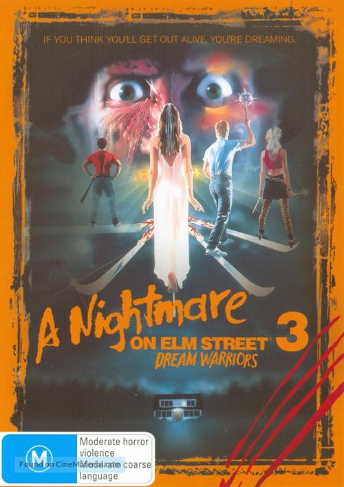 A Nightmare On Elm Street 3: Dream Warriors - Australian Movie Cover