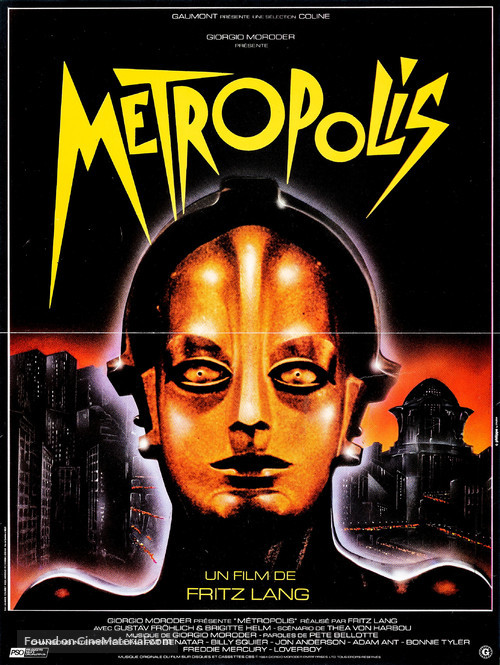 Metropolis - French Re-release movie poster