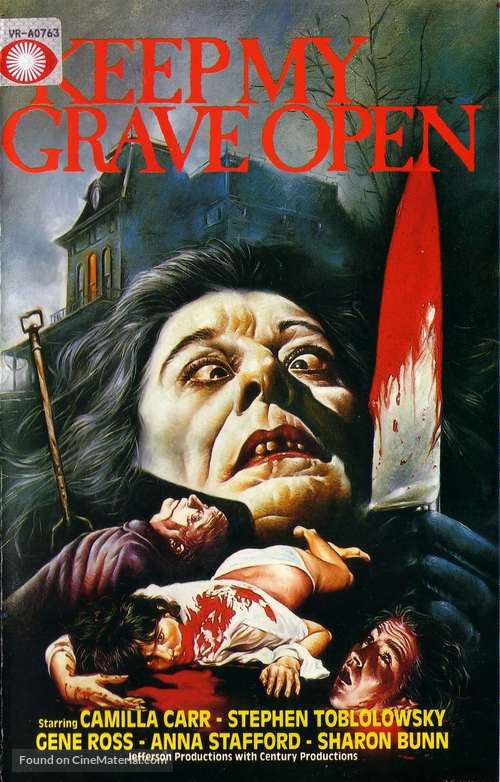 Keep My Grave Open - Norwegian VHS movie cover