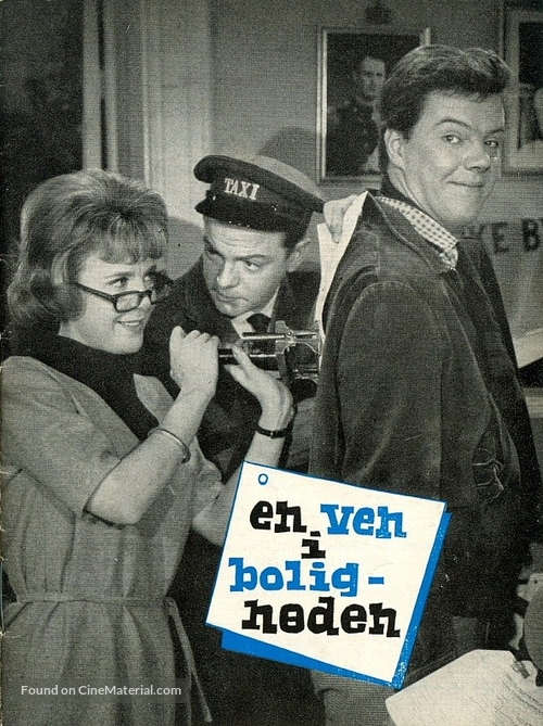 En ven i bolign&oslash;den - Danish Movie Poster