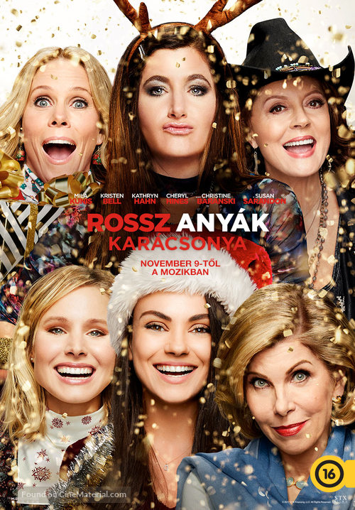 A Bad Moms Christmas - Hungarian Movie Poster