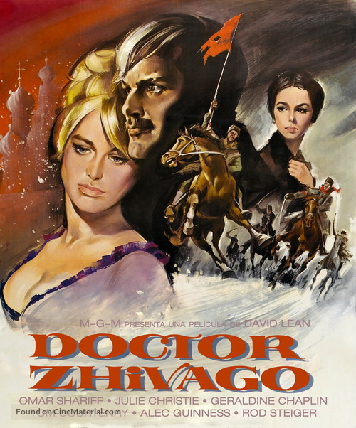 Doctor Zhivago - Spanish Blu-Ray movie cover