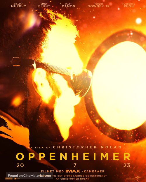 Oppenheimer - Danish Movie Poster