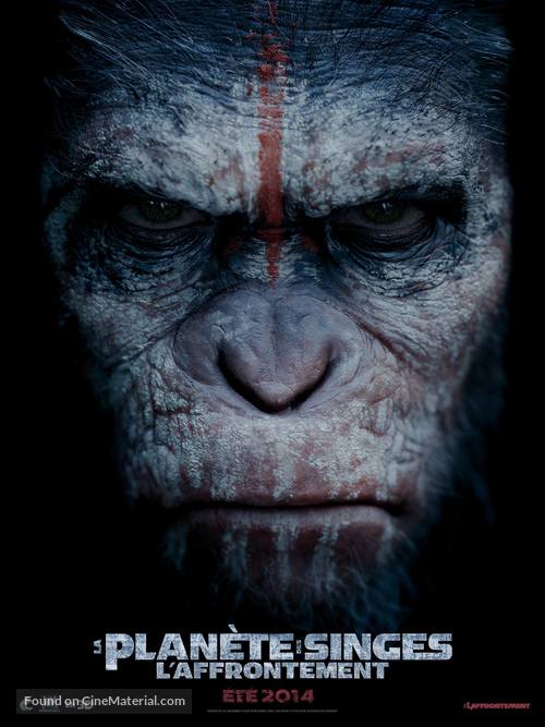 Dawn of the Planet of the Apes - French Movie Poster