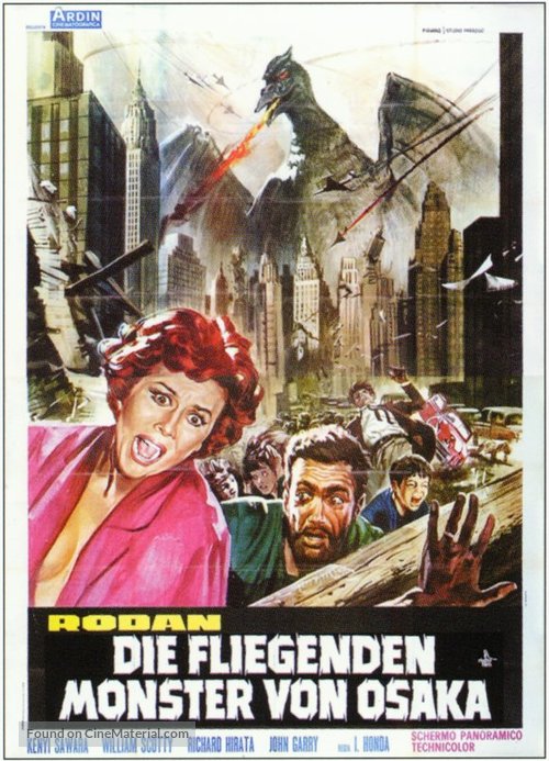 Sora no daikaij&ucirc; Radon - German Movie Poster