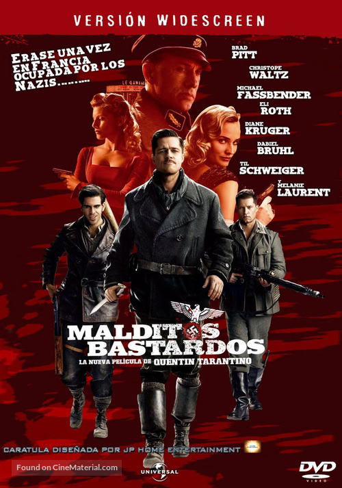 Inglourious Basterds - Spanish DVD movie cover