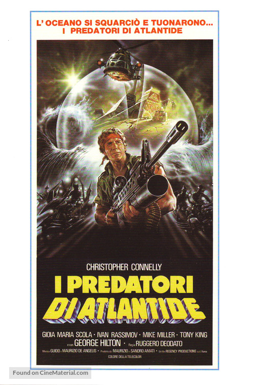 I predatori di Atlantide - Italian Movie Poster