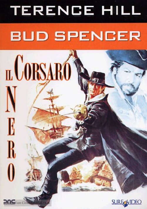 Il corsaro nero - Italian DVD movie cover