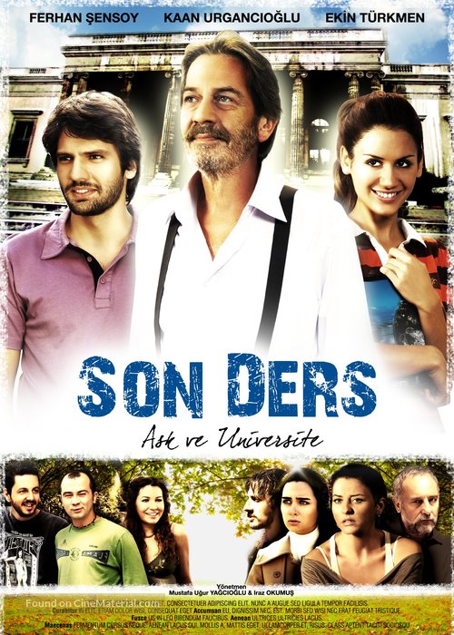 Son ders - Turkish poster