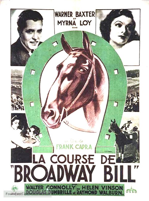 Broadway Bill - French Movie Poster