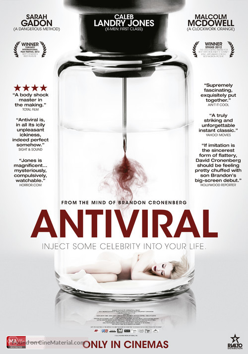 Antiviral - Australian Movie Poster