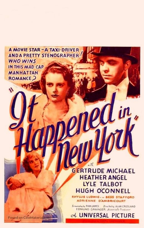 It Happened in New York - Movie Poster