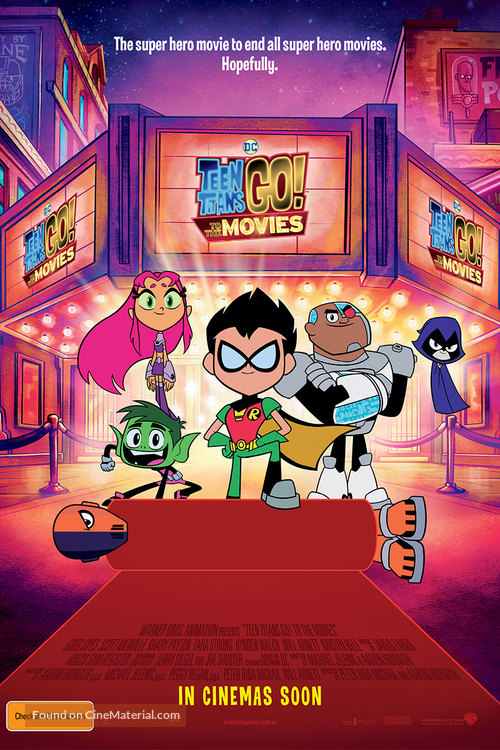 Teen Titans Go! To the Movies - Australian Movie Poster
