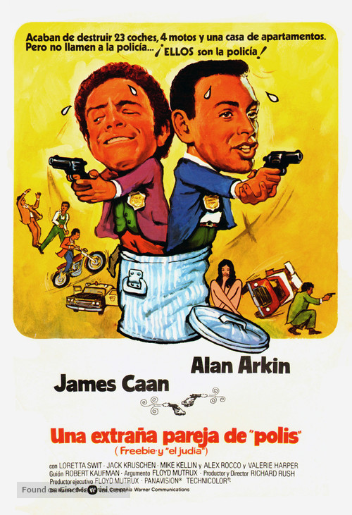 Freebie and the Bean - Spanish Movie Poster