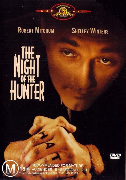 The Night of the Hunter - Australian DVD movie cover