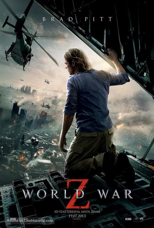 World War Z - Finnish Movie Poster