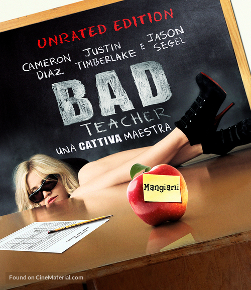 Bad Teacher - Italian Blu-Ray movie cover