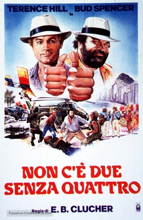 Non c&#039;&eacute; due senza quattro - Italian VHS movie cover