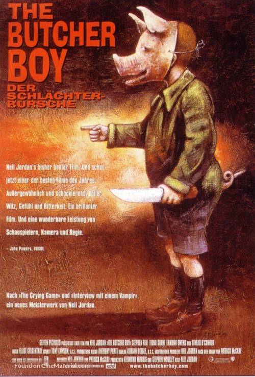 The Butcher Boy - German Movie Poster