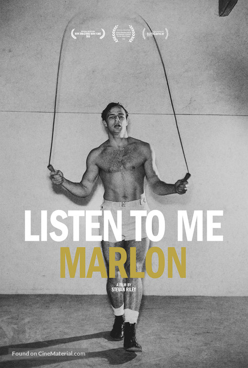 Listen to Me Marlon - British Movie Poster